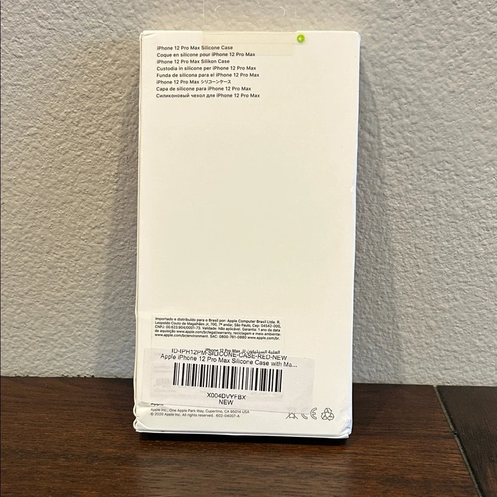 Apple iPhone 12 Pro Max Silicone Case - Red